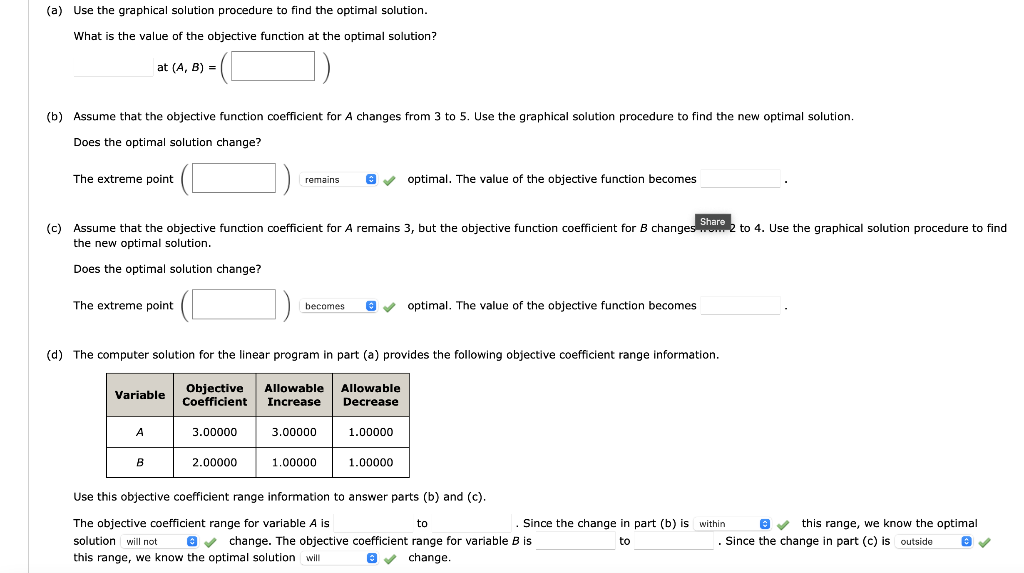 Solved Consider the following linear program. Max 3A + | Chegg.com