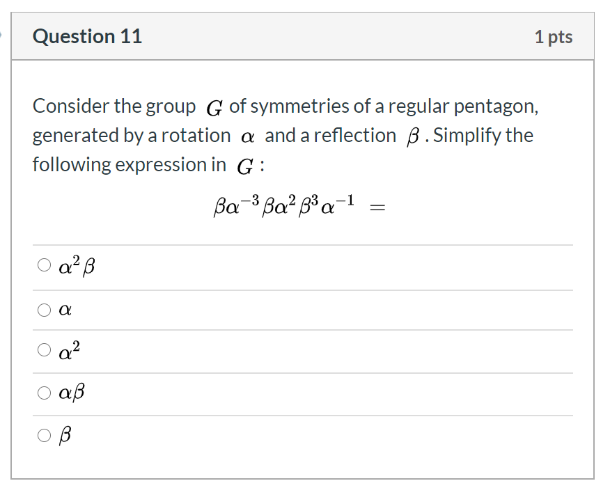 Solved Question 4 1 Pts Consider The Following System Of Chegg Com