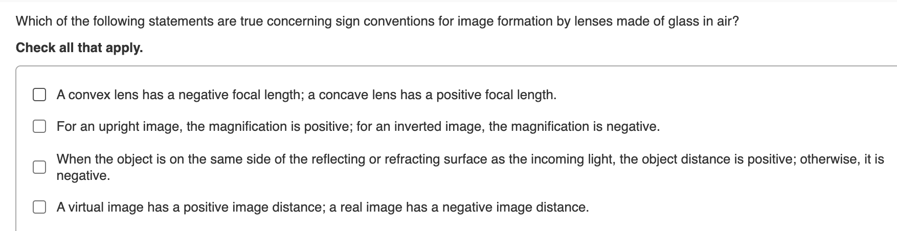 Solved Which of the following statements are true concerning | Chegg.com
