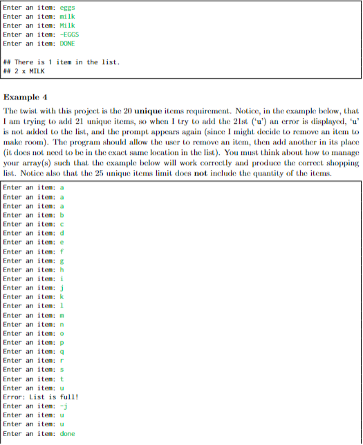 Solved Program 1 (20 points): Shopping For this problem, you | Chegg.com