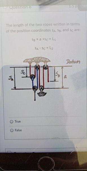 Solved Question HOP The length of the two ropes written in | Chegg.com