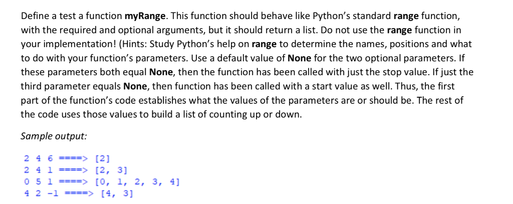 Solved How to make a program in python that's similar to the | Chegg.com