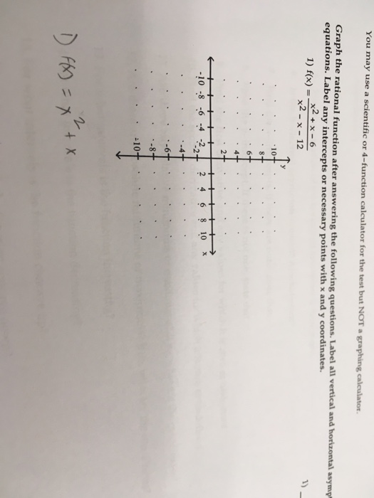 Solved You May Use A Scientific Or 4 function Calculator For Chegg