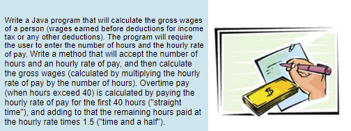 Solved Write a Java program that will calculate the gross | Chegg.com