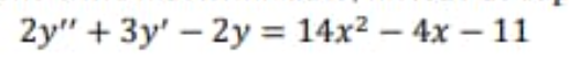 y 2x 14 y 3x 11