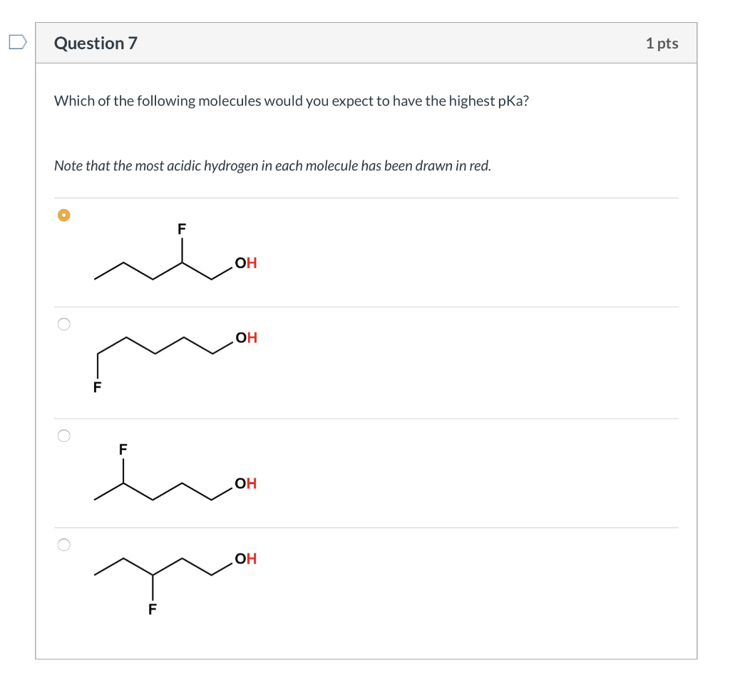 Solved Question 6 1 pts Which ion is the weaker base? M ? O | Chegg.com