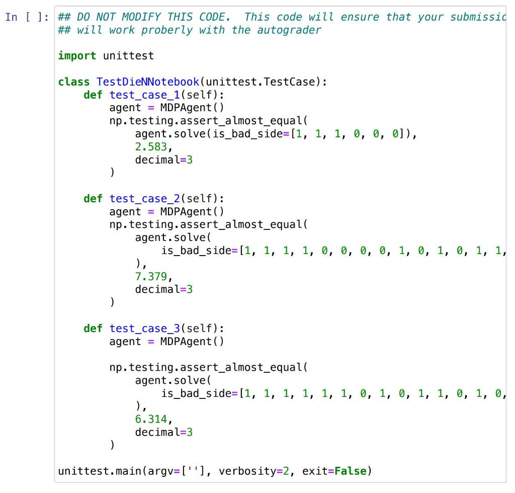 Solved Description You are given an N-sided die, along with | Chegg.com