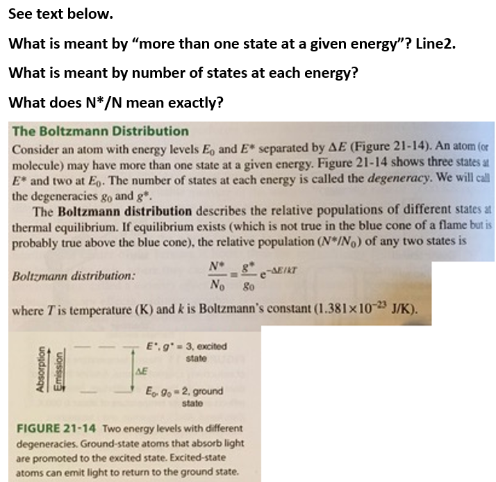 Solved See Text Below What Is Meant By more Than One State Chegg