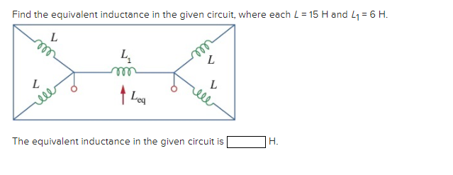 Solved Find the equivalent inductance in the given circuit, | Chegg.com