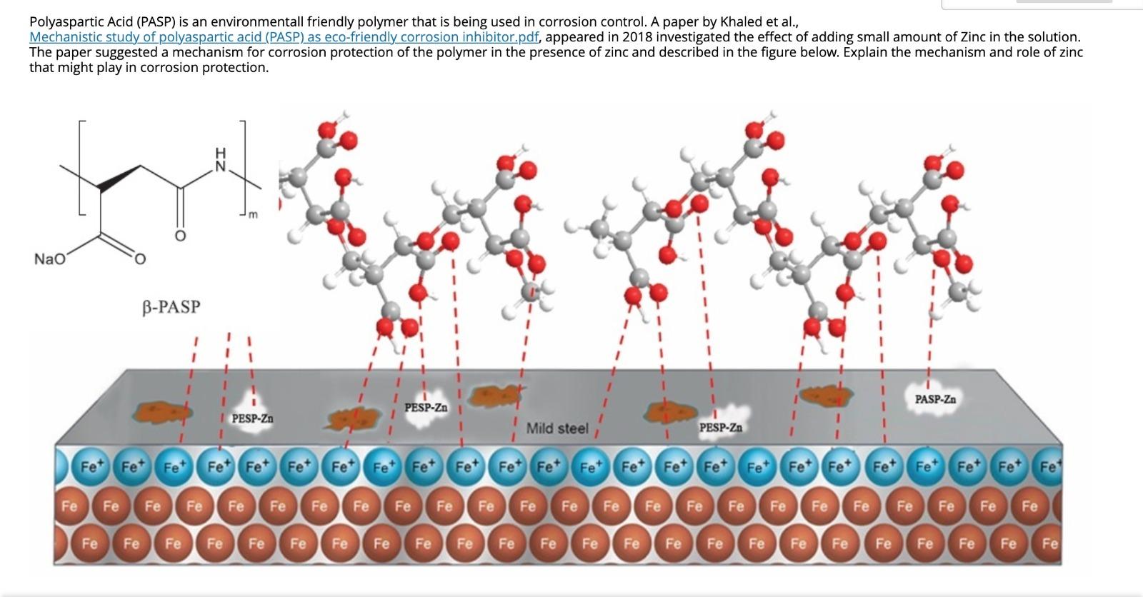 Solved Polyaspartic Acid (PASP) is an environmentall | Chegg.com