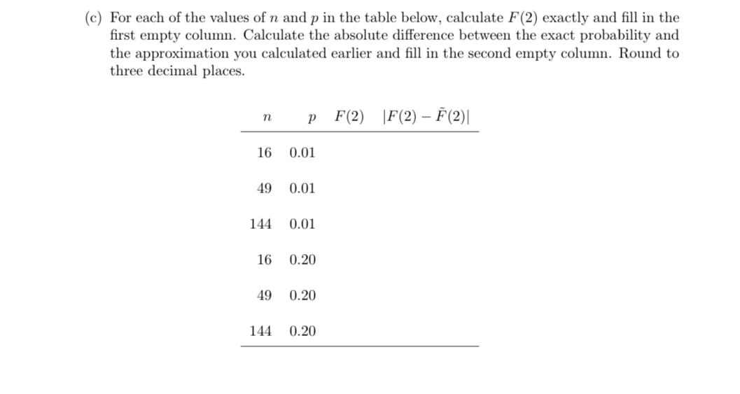 solved-c-for-each-of-the-values-of-n-and-p-in-the-table-chegg