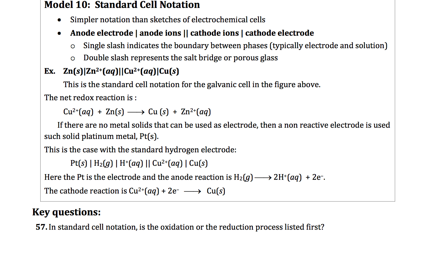 Solved model 10 standard cell notation simpler notation chegg