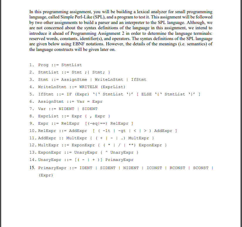 programming assignment building unit tests