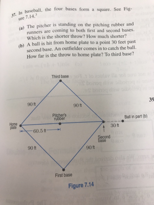 Solved the pitcher is standing on the pitching rubber and