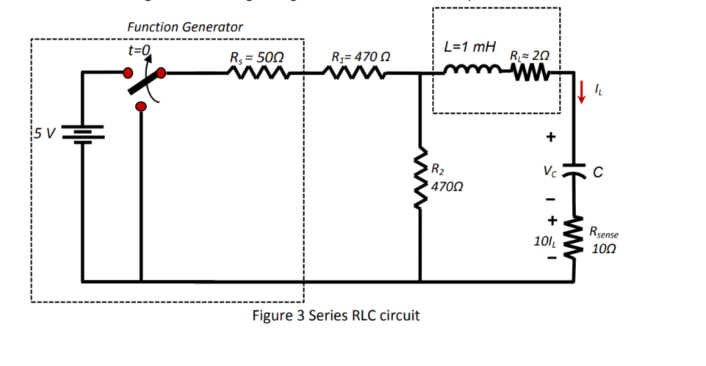 Solved b) For the circuit of Figure 3, let R1 = 470Ω Ω, R2 = | Chegg.com