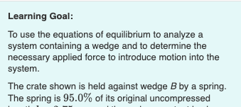 Solved Learning Goal: To use the equations of equilibrium to | Chegg.com