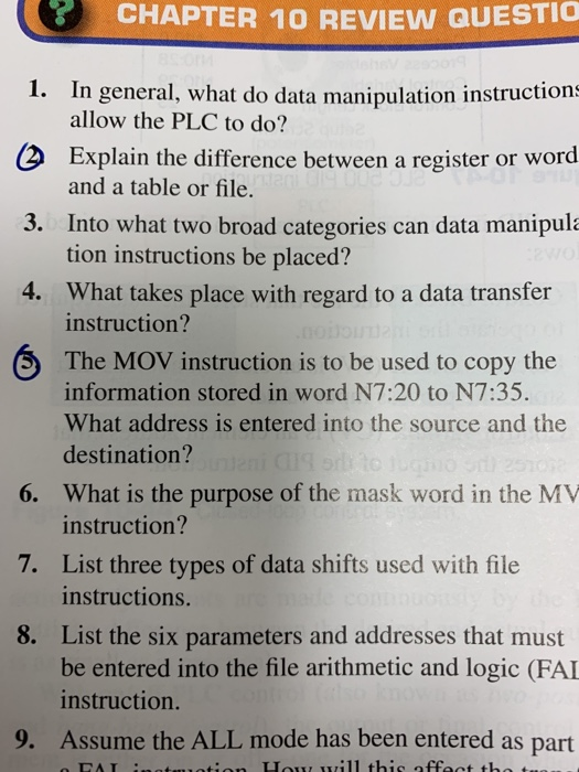 Solved CHAPTER 10 REVIEW QUESTIO I. In general, what do data | Chegg.com