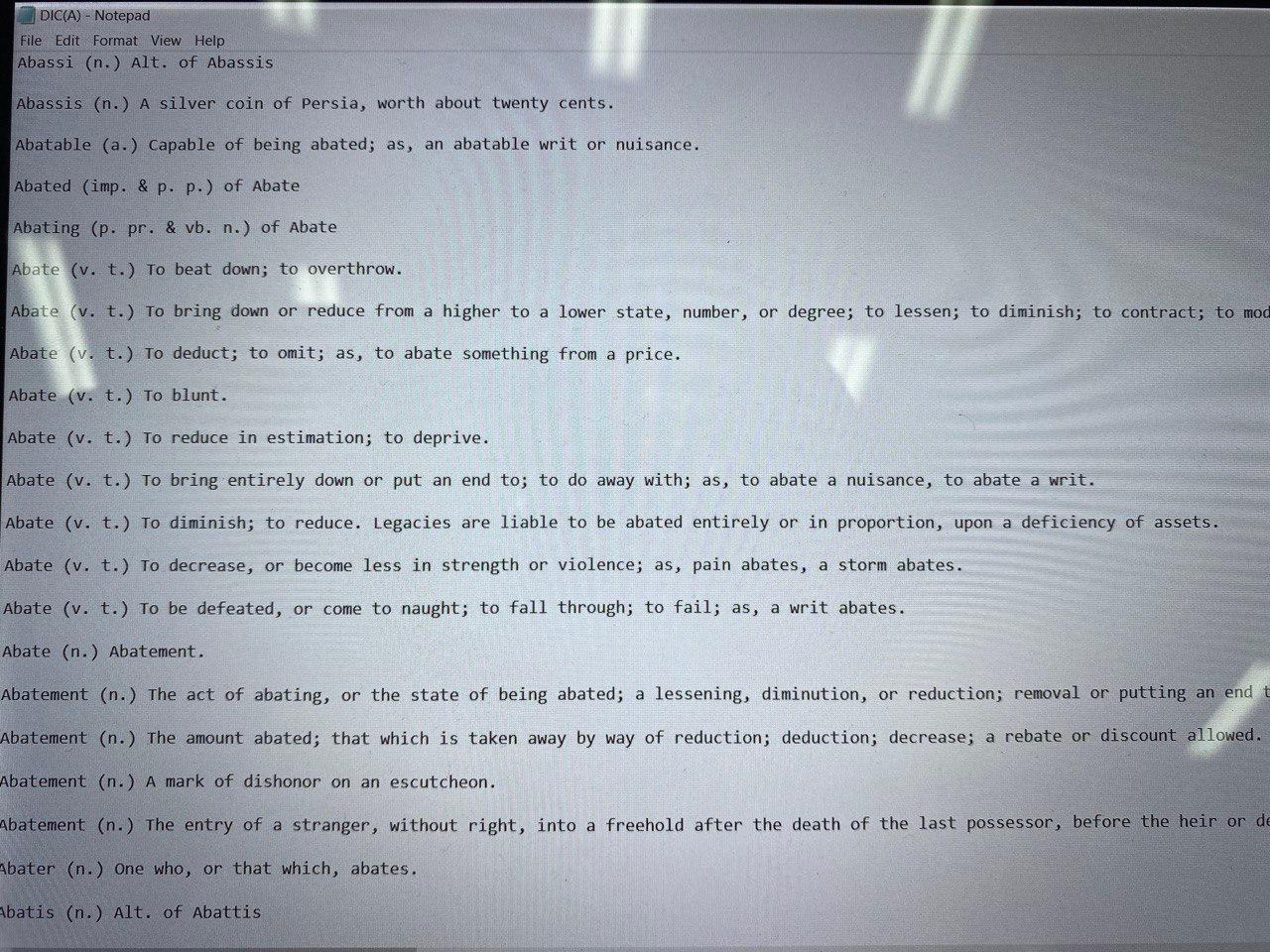 Solved (PART 1, 10 points) Dictionary programming: Open a | Chegg.com