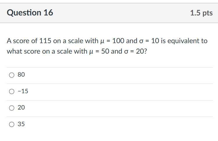 Solved Which of the following is least likely to be normally | Chegg.com