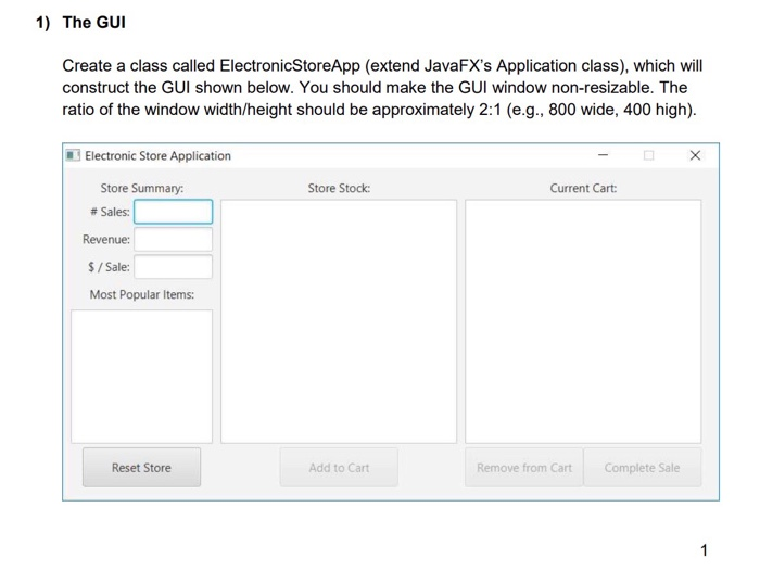 Solved * JAVA *you must build a gui interface to attach to | Chegg.com