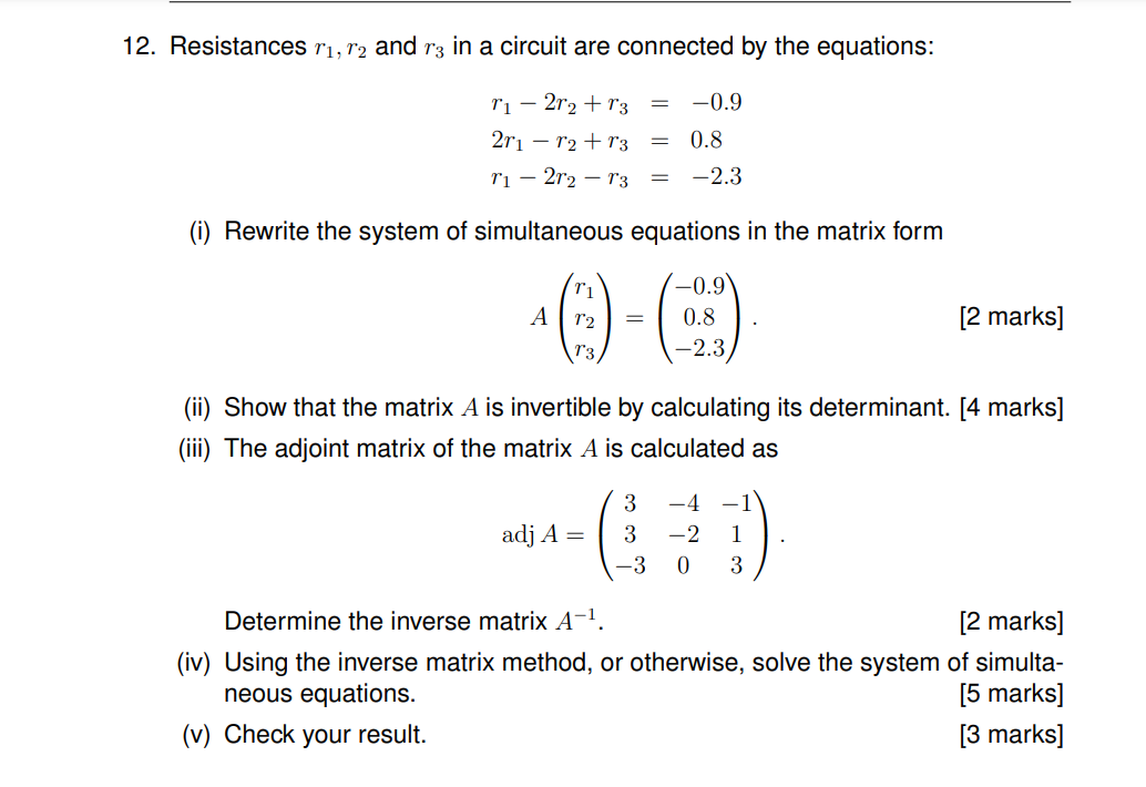 Solved 2. Resistances r1,r2 and r3 in a circuit are | Chegg.com