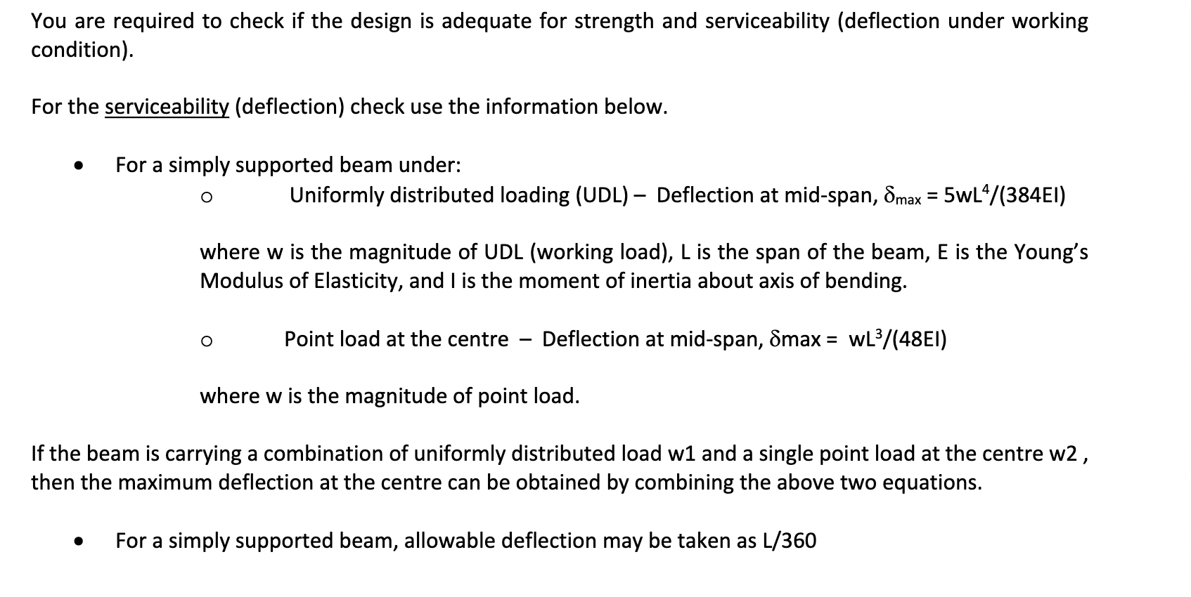 Solved You are required to check if the design is adequate | Chegg.com