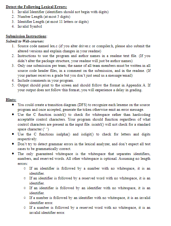 Solved Goal: In this assignment you have to implement a | Chegg.com
