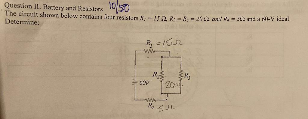 Solved Part A Find The Equivalent Resistance Of The Chegg Com