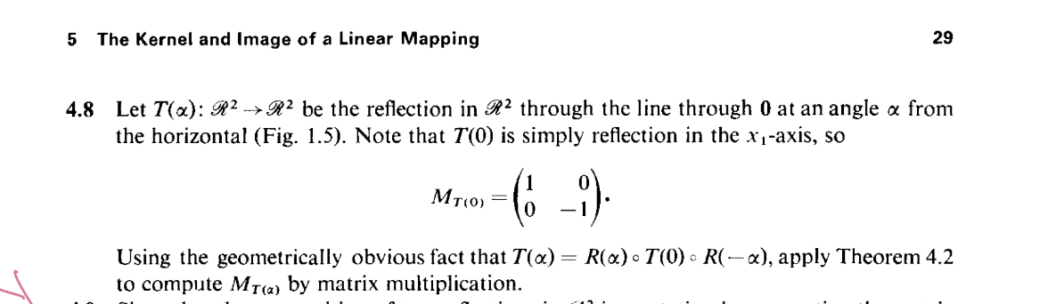 5 The Kernel and Image of a Linear Mapping 29 4.8 Let | Chegg.com