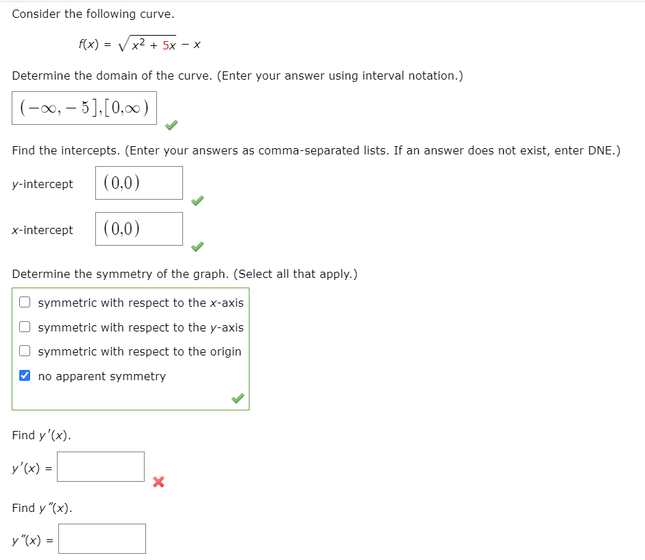 solved-consider-the-following-curve-f-x-v-x2-5x-x-chegg