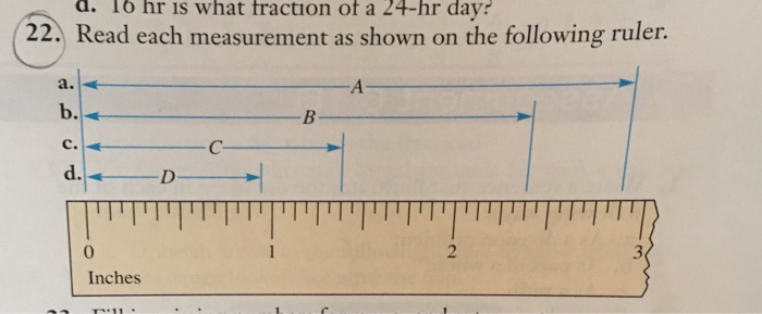 Solved Read each measurement as shown on the following | Chegg.com