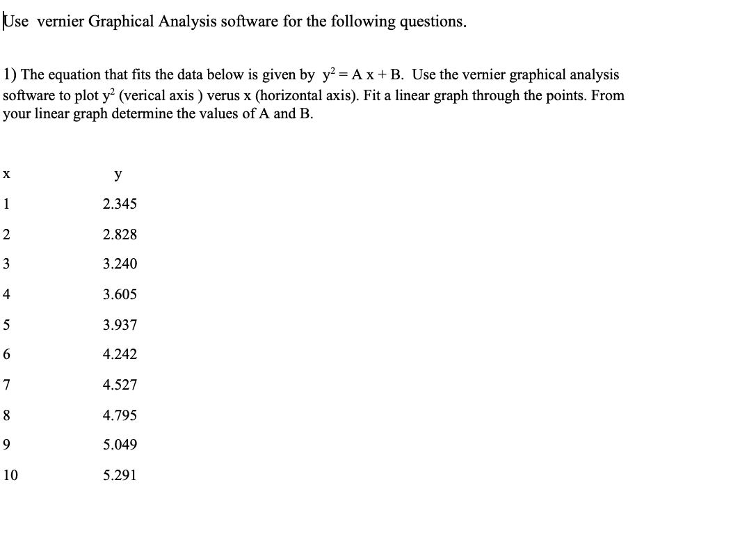 Vernier Graphical Analysis® - Vernier