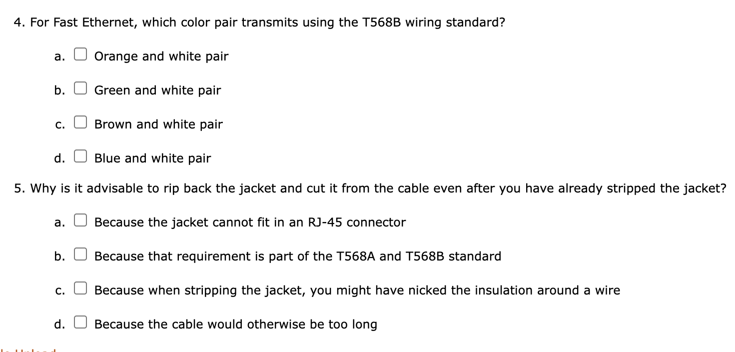 The Differences Between T568A vs T568B Ethernet Wiring