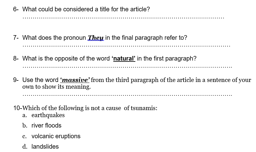 Solved Read The Following Passage And Then Answer The | Chegg.com