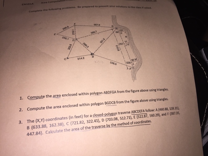 Solved ENGRIA e the following problems. Be prepared to Chegg