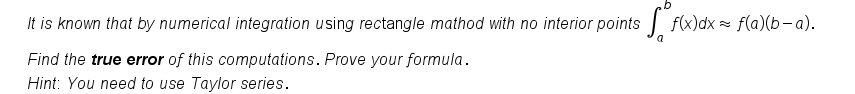 Solved B It Is Known That By Numerical Integration Using | Chegg.com