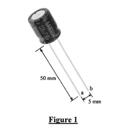 Solved Figure 1 on page 2 shows a 220μF electrolytic | Chegg.com