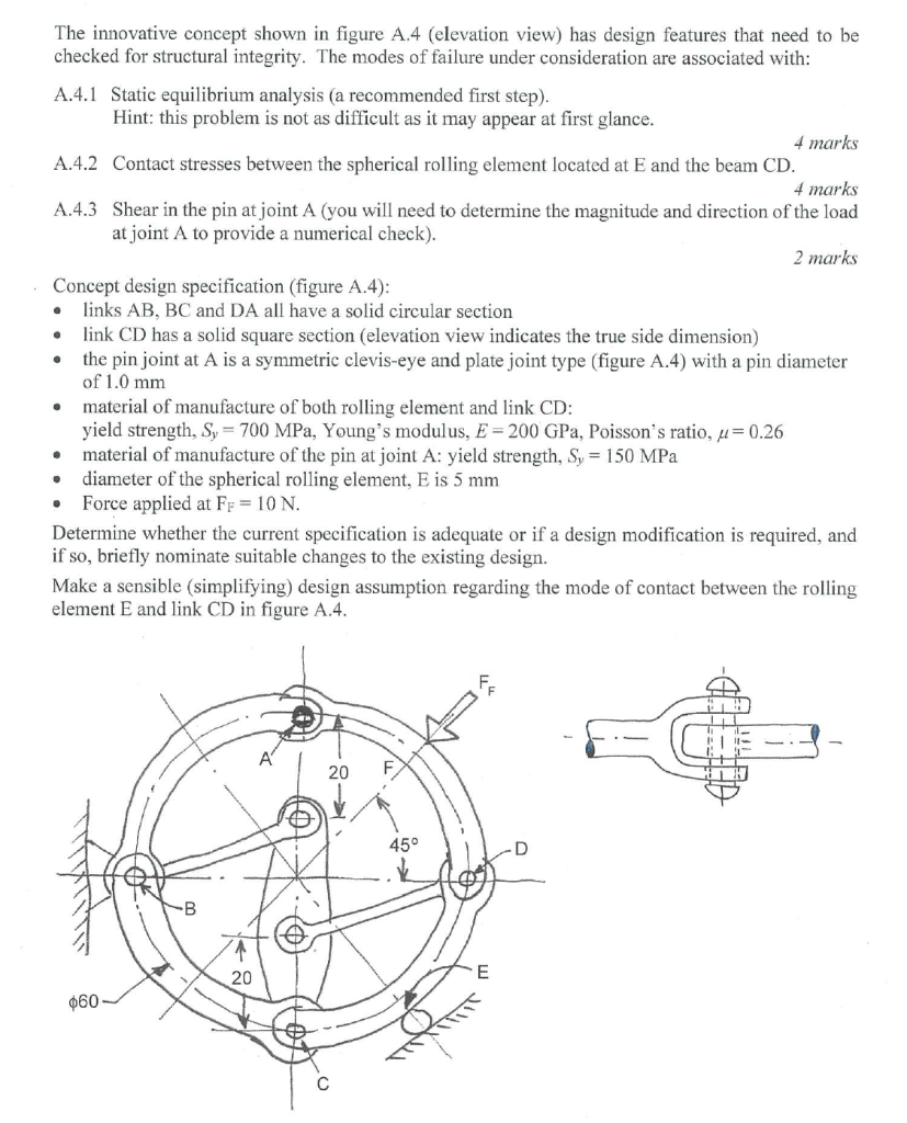 Solved The innovative concept shown in figure A.4 (elevation | Chegg.com