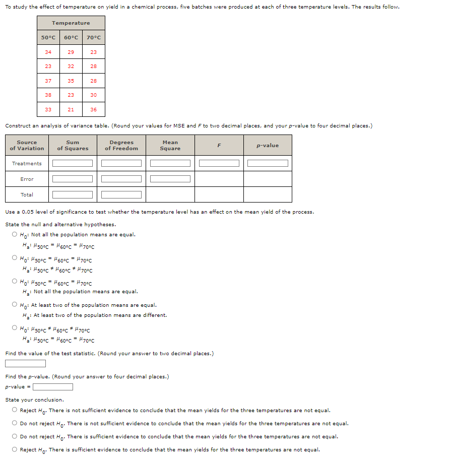 Solved Use a 0.05 level of significance to test whether the | Chegg.com