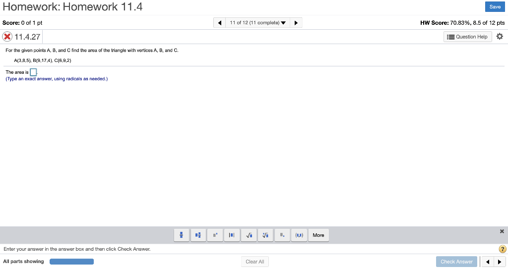 Solved Homework: Homework 11.4 Save Score: 0 of 1 pt 1 11 of | Chegg.com