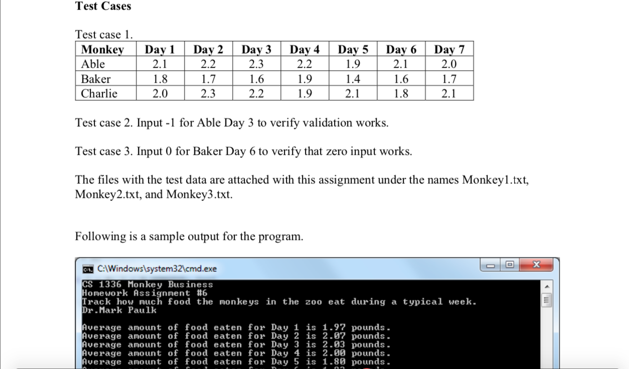 Solved For a basic calculation program using arrays, please | Chegg.com