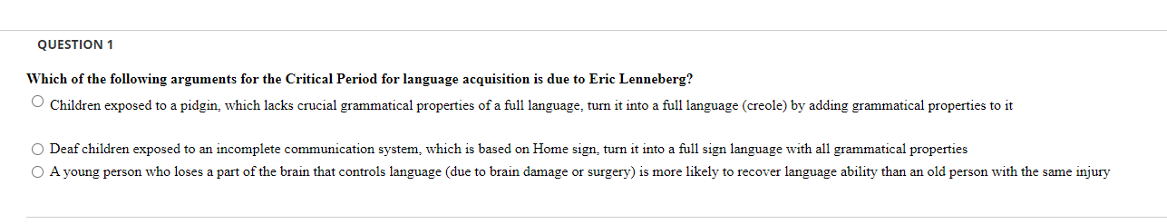 Solved QUESTION 1 Which of the following arguments for the | Chegg.com