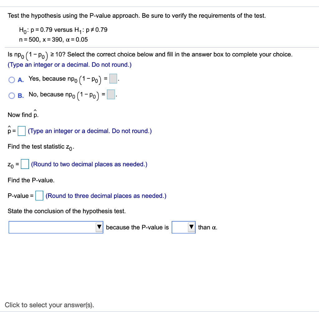 Solved Test the hypothesis using the P-value approach. Be | Chegg.com