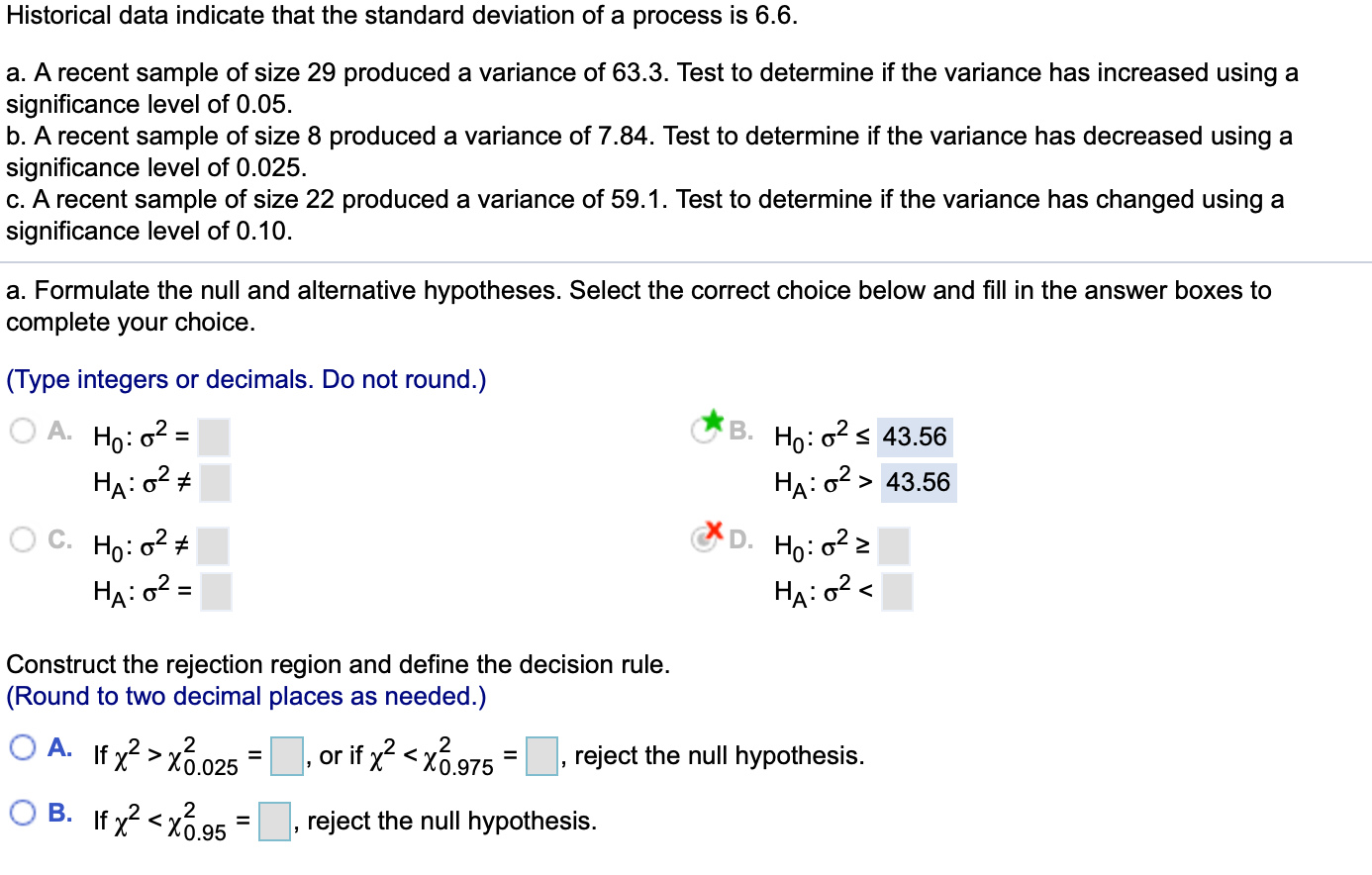 Solved Historical data indicate that the standard deviation | Chegg.com