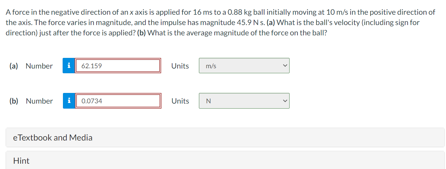 Solved A force in the negative direction of an x axis is | Chegg.com