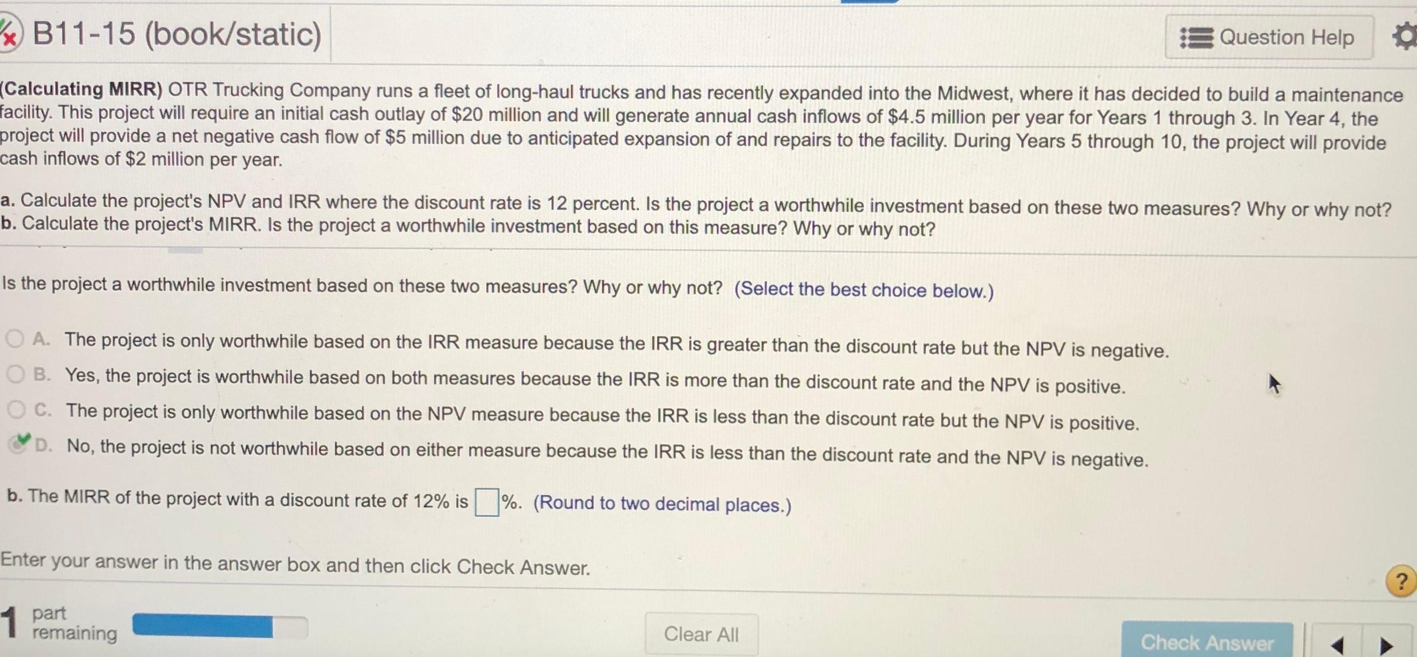 Solved X) B11-15 (book/static) Question Help (Calculating | Chegg.com