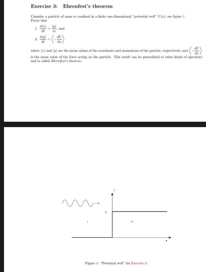 Solved Consider A Particle Of Mass M Confined In A Finite | Chegg.com