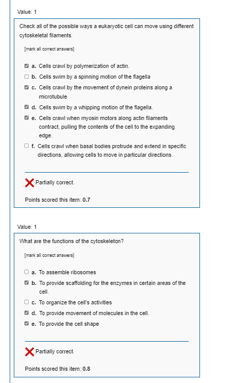 Solved Value: 1Check all of the possible ways a eukaryotic | Chegg.com