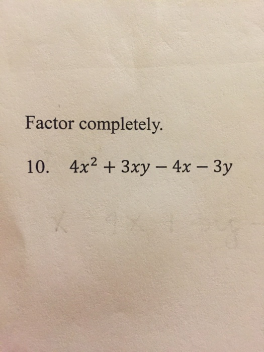 factor completely 4x 2 36xy 81y 2