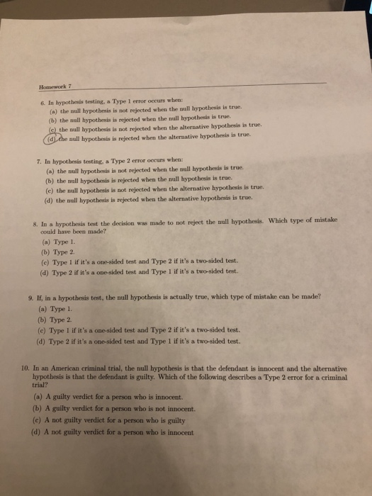 Solved 6 In Hypothesis Testing A Type 1 Error Occurs Chegg Solved 6 In Hypothesis Testing A Type 1 Error Occurs Chegg
